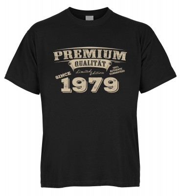 Premium Qualität since 1979 T-Shirt Bio-Baumwolle