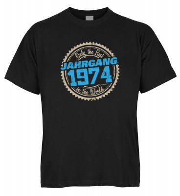 Only the Best in the World Jahrgang 1974 T-Shirt Bio-Baumwolle