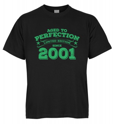 Aged to perfection Limited Edition since 2001 T-Shirt Bio-Baumwolle