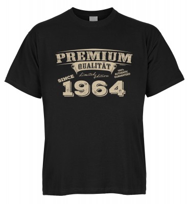 Premium Qualität since 1964 T-Shirt Bio-Baumwolle
