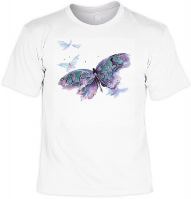 Watercolor butterfly mit der Artikel-Nr.: HK_Mot_02_02544A2<b>Biker - Motiv T-Shirt</b><br><br><br><b><u>Angaben zum Produkt vom Hersteller:</u><br><br><b><i>Das Material ist 100% Baumwolle</b><b>Die Tshirts haben ein Schulter zu Schulter Nackenband für b