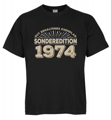 Gut erhaltenes Exemplar Sonderedition 1974 T-Shirt Bio-Baumwolle