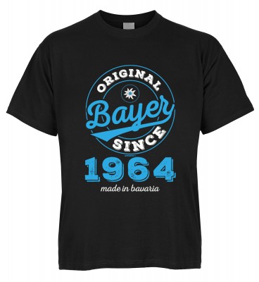 Original Bayer Since 1964 made in bavaria T-Shirt Bio-Baumwolle