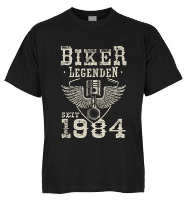 Biker Legenden seit 1984 T-Shirt Bio-Baumwolle
