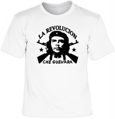 Top Qualität! HK_UCA_02_12404-P11 mit dem Motiv: <br><b>Revolution T-Shirt Che Guevara - La Revolucion in weiss</b>,fällt sofort ins Auge und sorgt für einen gelungenen Auftritt.<br><br>T-shirt namenhafter Hersteller in bester Qualität, wie <b>Stedman</b>