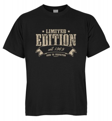 Limited Edition seit 1969 aged to perfection T-Shirt Bio-Baumwolle