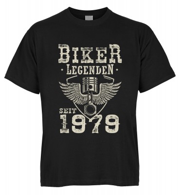 Biker Legenden seit 1979 T-Shirt Bio-Baumwolle