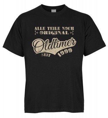 Alle Teile noch Original Oldtimer seit 1999 T-Shirt Bio-Baumwolle
