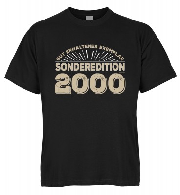 Gut erhaltenes Exemplar Sonderedition 2000 T-Shirt Bio-Baumwolle