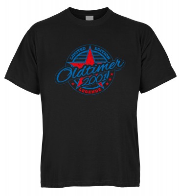 Limited Edition Oldtimer 2001 Legende T-Shirt Bio-Baumwolle